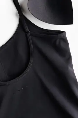 Top de sport avec soutien-gorge intégré SoftMove™ - Noir — photo 3