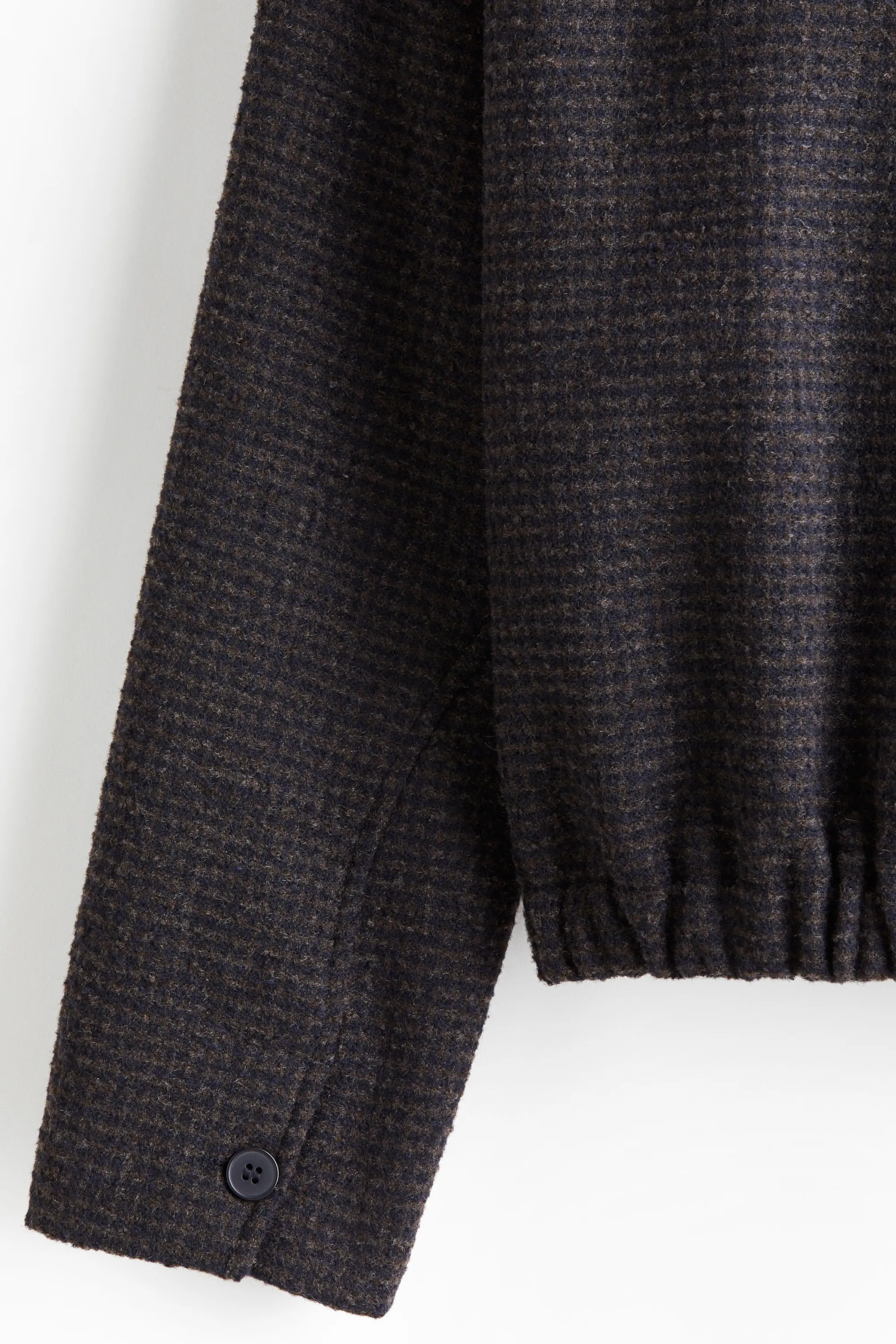 Veste tissée - Bleu foncé/carreaux