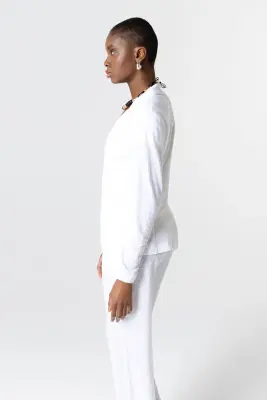 Veste en lin et élasthanne — photo 3