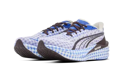 Puma Deviate Nitro 4 Check Royal Sapphire White — photo 2