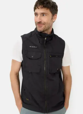 CAMEL ACTIVE GILET REPORTER Marine — photo 5