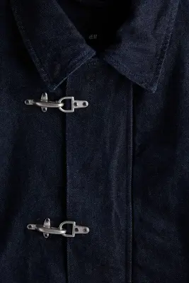 Veste en denim - Bleu denim foncé — photo 5