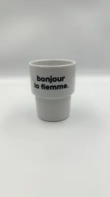 Gobelet Bonjour La Flemme - Félicie Aussi — photo 2