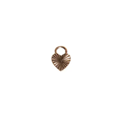 Charms Coeur Strié — photo 1