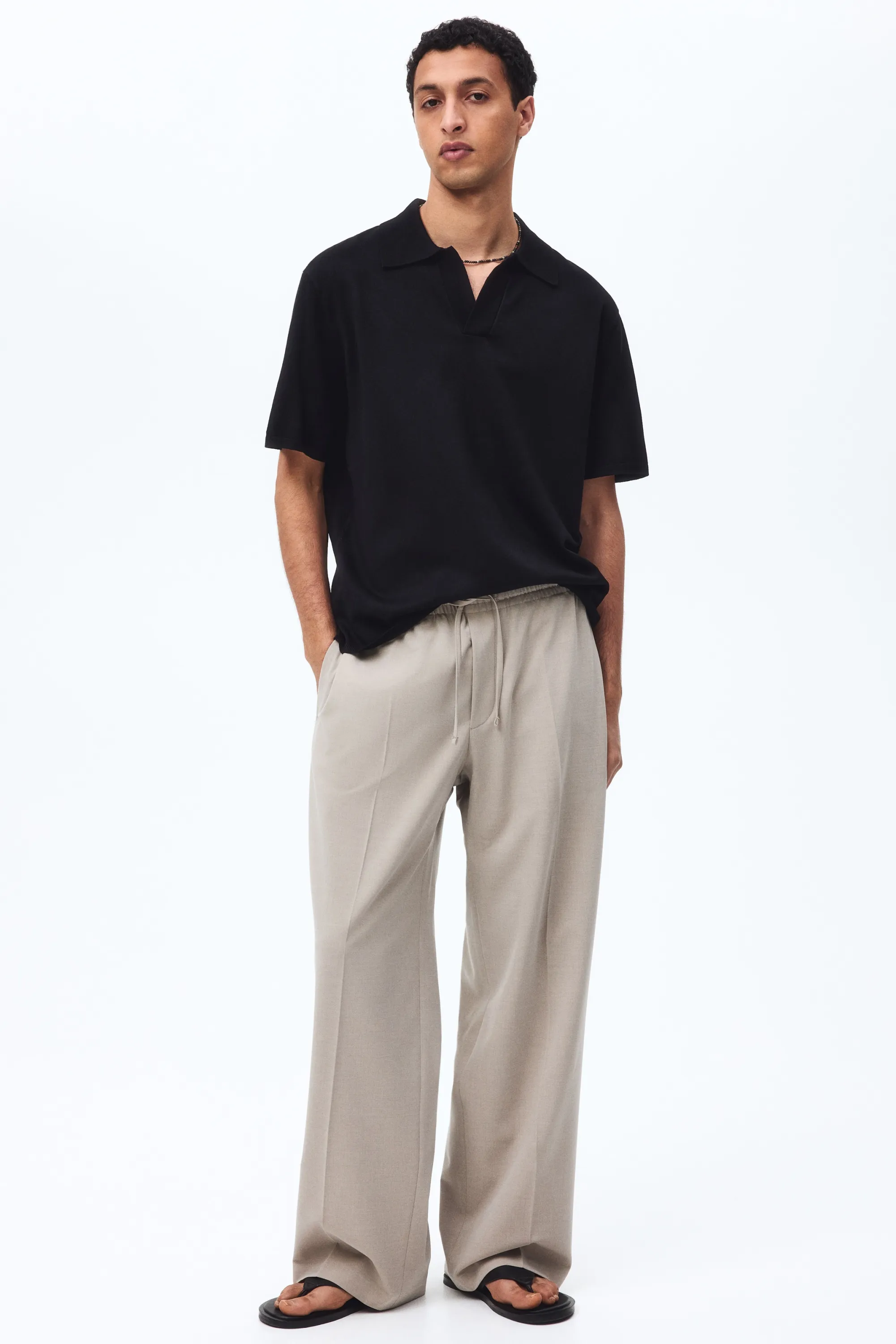 Polo Relaxed Fit - Noir