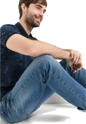 CAMEL ACTIVE JEAN'S  GRANDE LONGUEUR Bleu ciel — photo 5