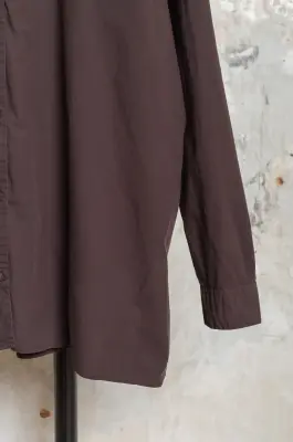 Casey Casey – NAOMI SHIRT 27FC474 – DARK BROWN — photo 5