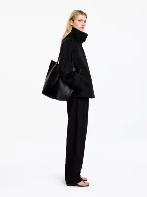 Veste en laine et alpaga - Noir — photo 1