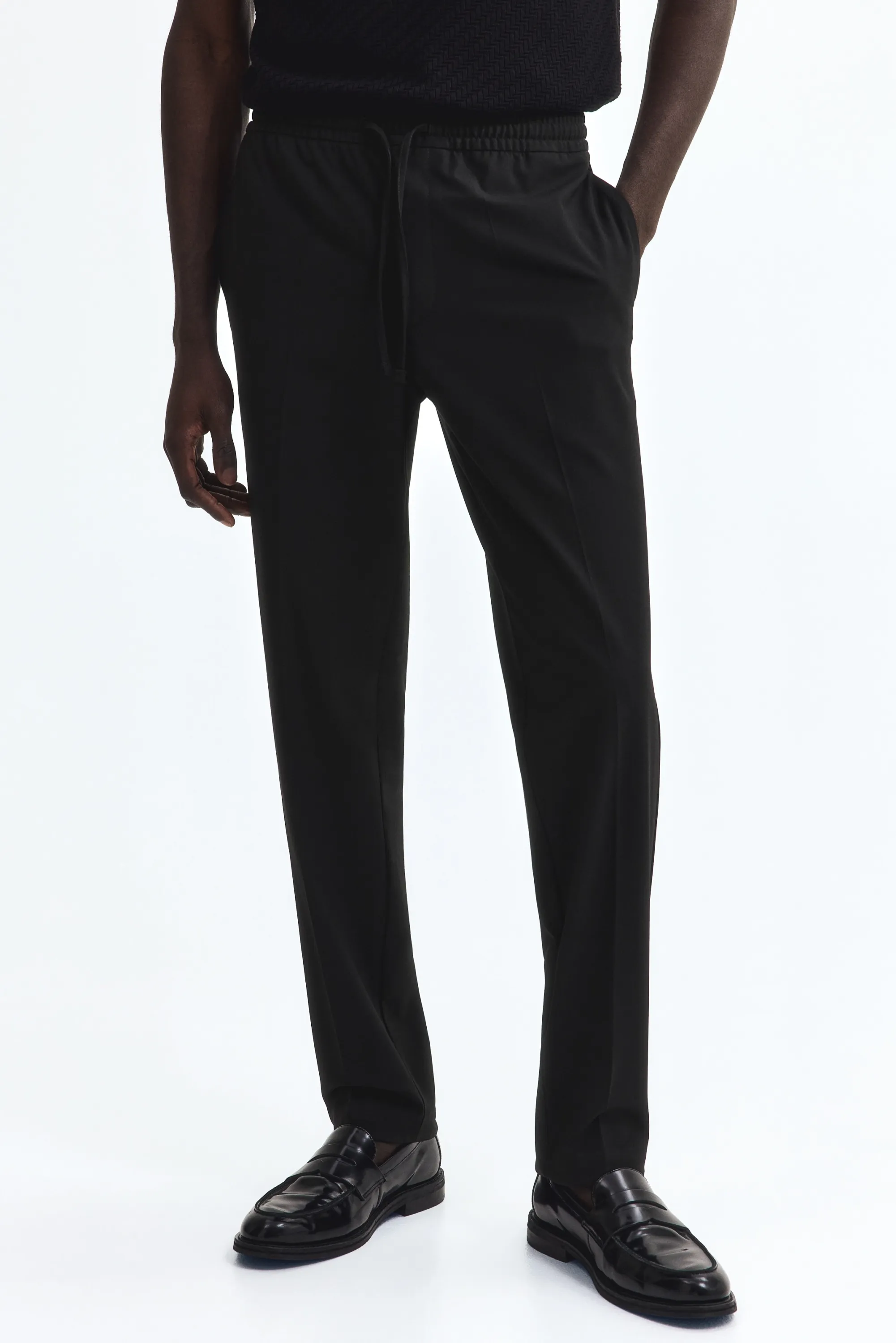 Pantalon jogger de costume Slim Fit - Noir