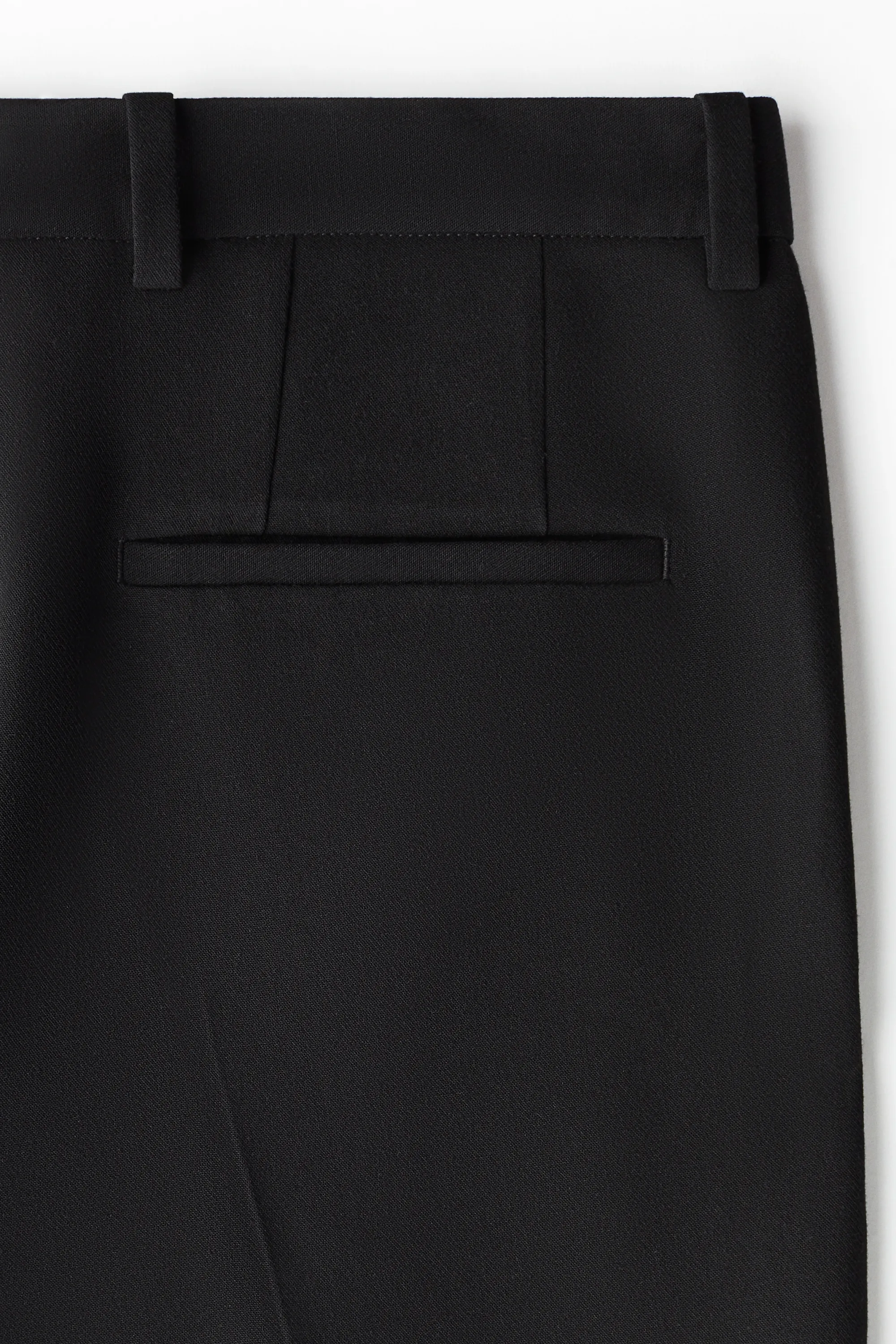 Pantalon chic évasé Regular Fit - Noir