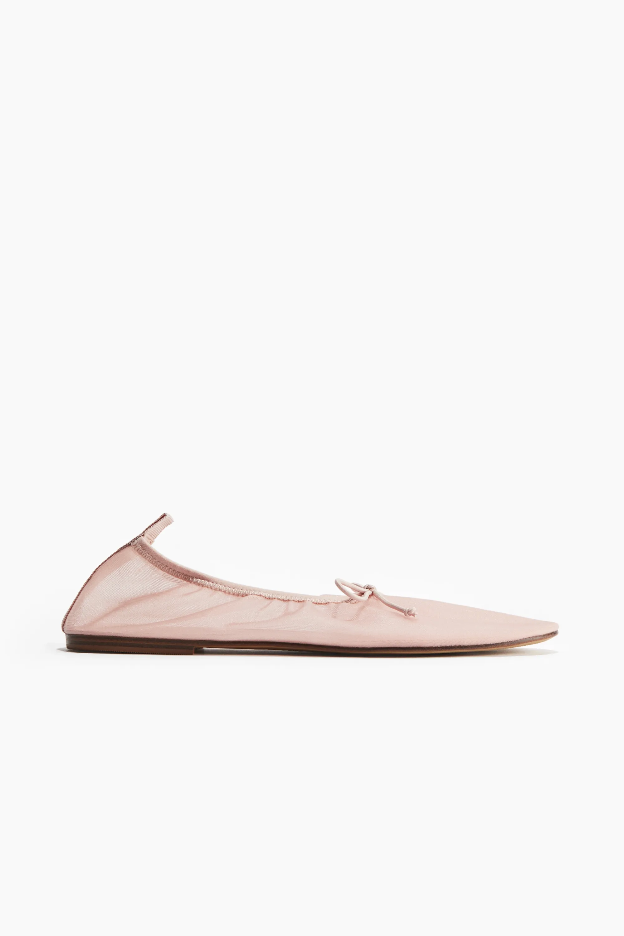Ballerines en mesh - Rose poudré