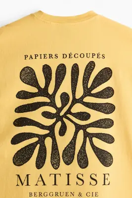 T-shirt Oversized Fit - Jaune/Matisse — photo 5