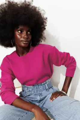 Pull en maille compacte Femme — photo 2