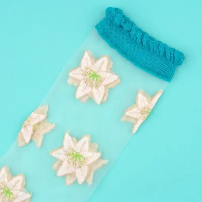 Chaussettes transparentes Lys Coucou Suzette — photo 3
