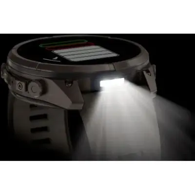 Garmin Fenix 9 Pro InReach SOLAR 51mm Sapphire Titane bracelet gris galet/gris cendré 010-04339-01 — photo 4