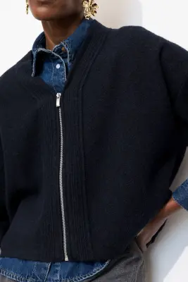 Gilet zippé col V Femme — photo 5