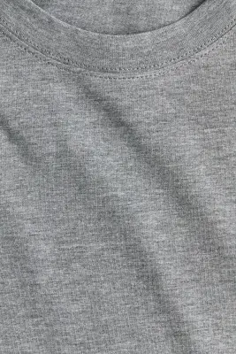 T-shirt oversize - Gris chiné — photo 3