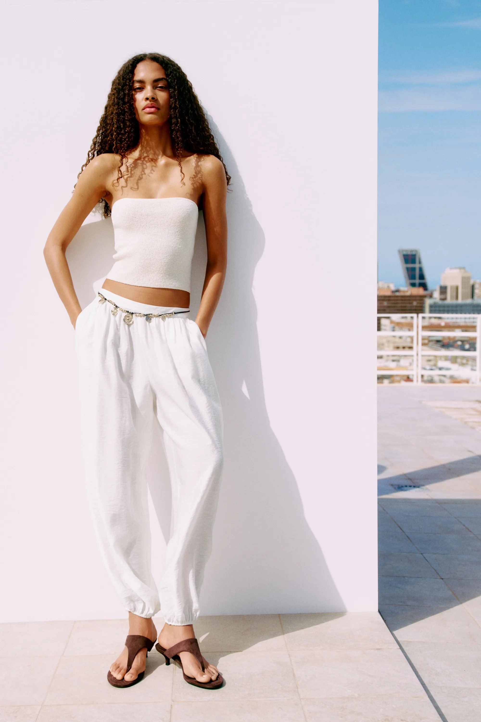 Pantalon ballon - Ivoire