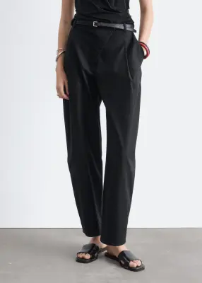 Pantalon barrel - Noir — photo 3