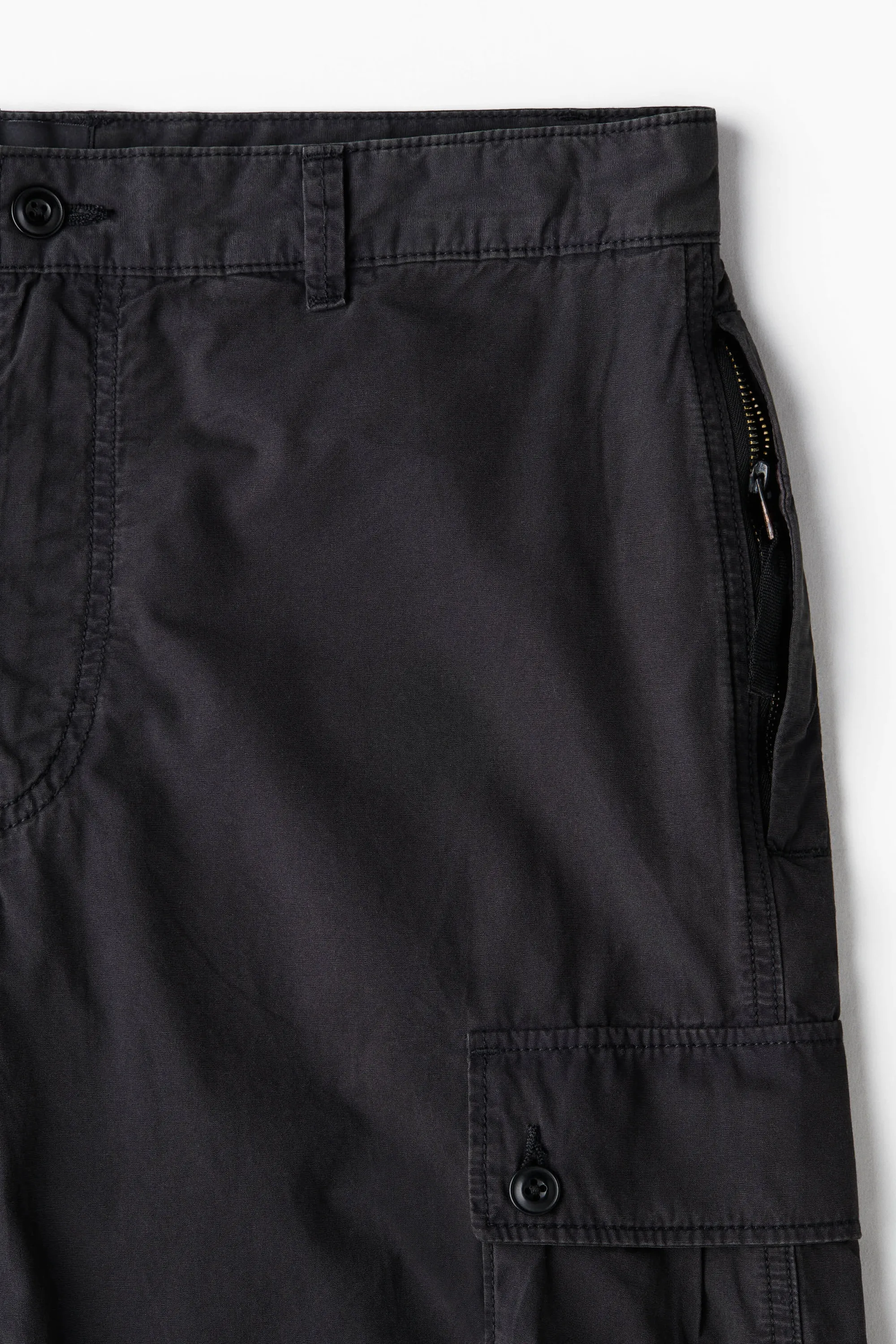 Pantalon cargo Regular Fit - Noir