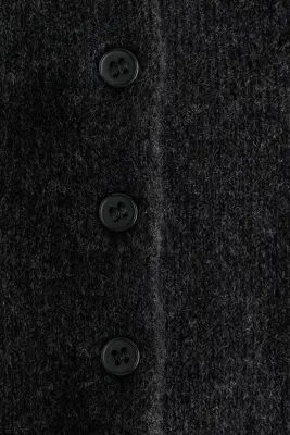 Gilet en maille fine - Noir — photo 4