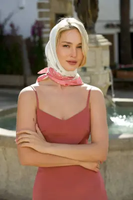Mirabelle Silk Square Scarf — photo 4