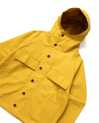 Waxed Cotton Allotment Parka Ochre — photo 2