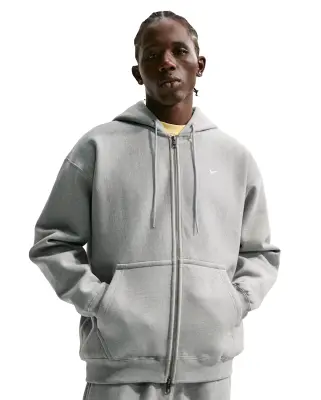 Solo Swoosh BB Full Zip Hoodie Dark Grey — photo 1