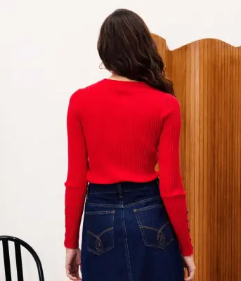 FrNch – Pull Amaryllis Rouge — photo 4
