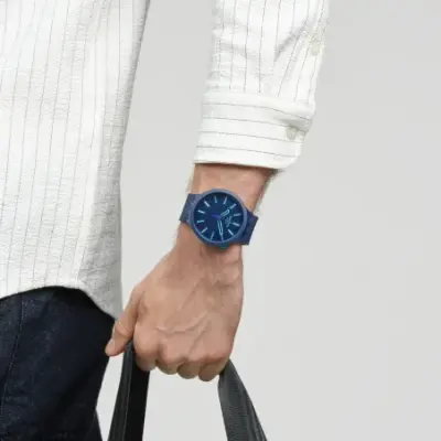 Montre Swatch Essentials SB05N113 - INDIGO GLOW — photo 5