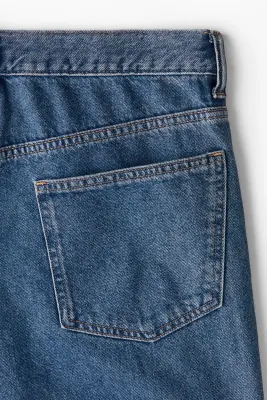 Straight Relaxed Jeans - Bleu denim — photo 5