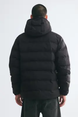 Veste matelassée coupe-vent et déperlante - Noir — photo 4