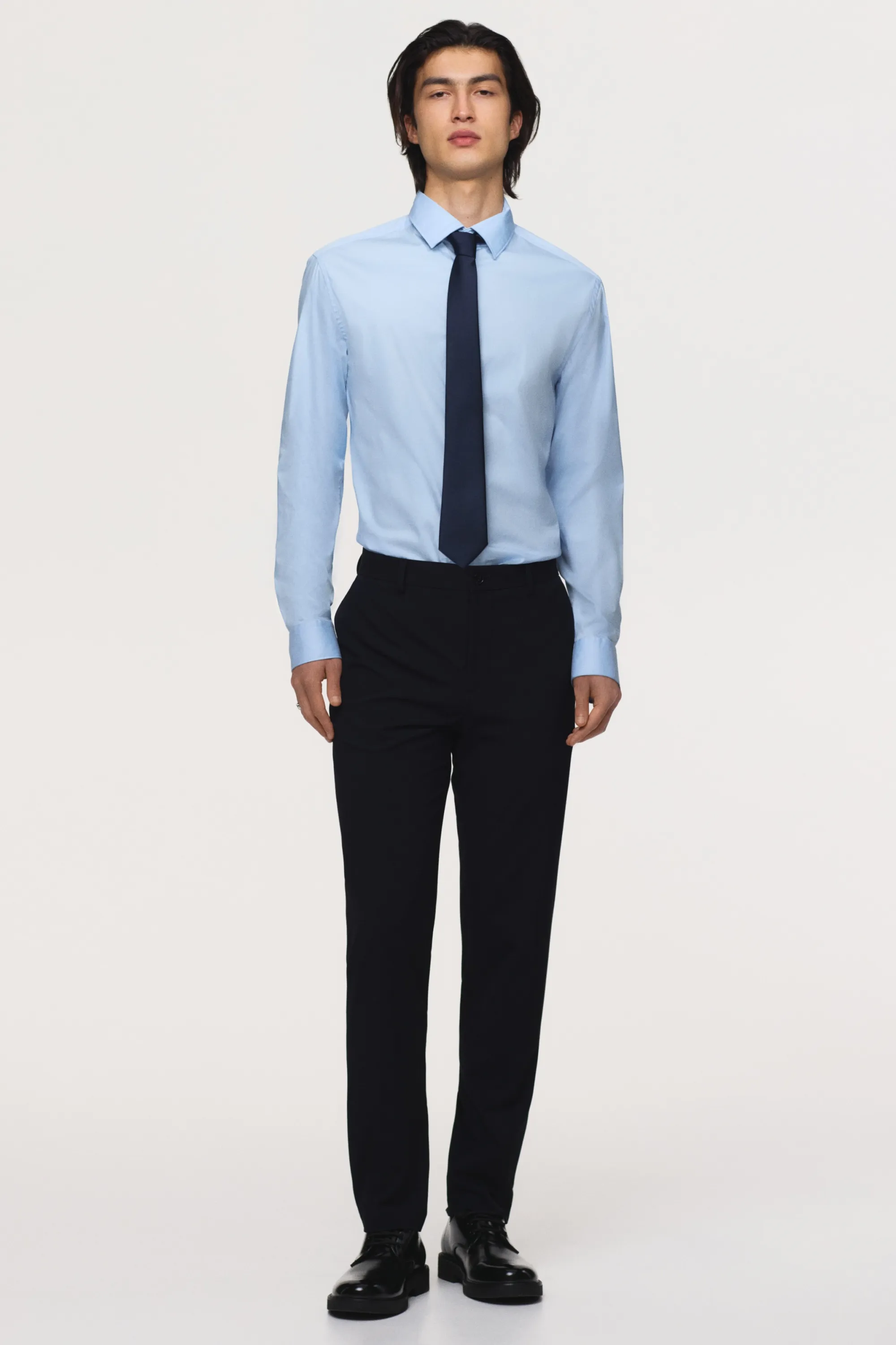 Chemise stretch Slim Fit - Bleu clair