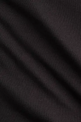 Top à encolure en V en viscose - Marron foncé — photo 4