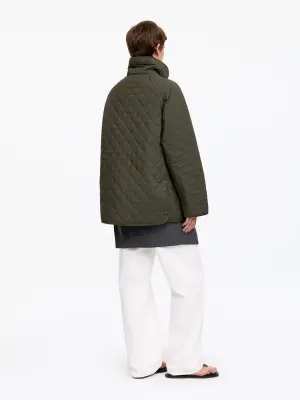 Veste matelassée décontractée - Vert kaki — photo 2