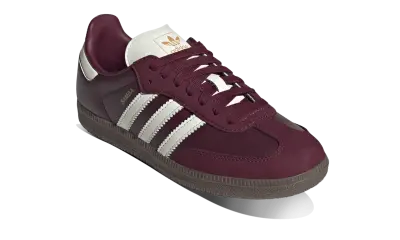 Adidas Samba OG Maroon Off White Gum — photo 2