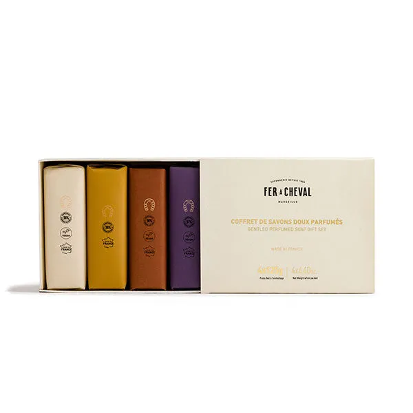 COFFRET SAVON DOUX PARFUMS 4x125G