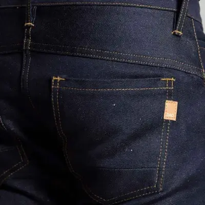 Jeans demi slim brut en lin metis Thomas — photo 5