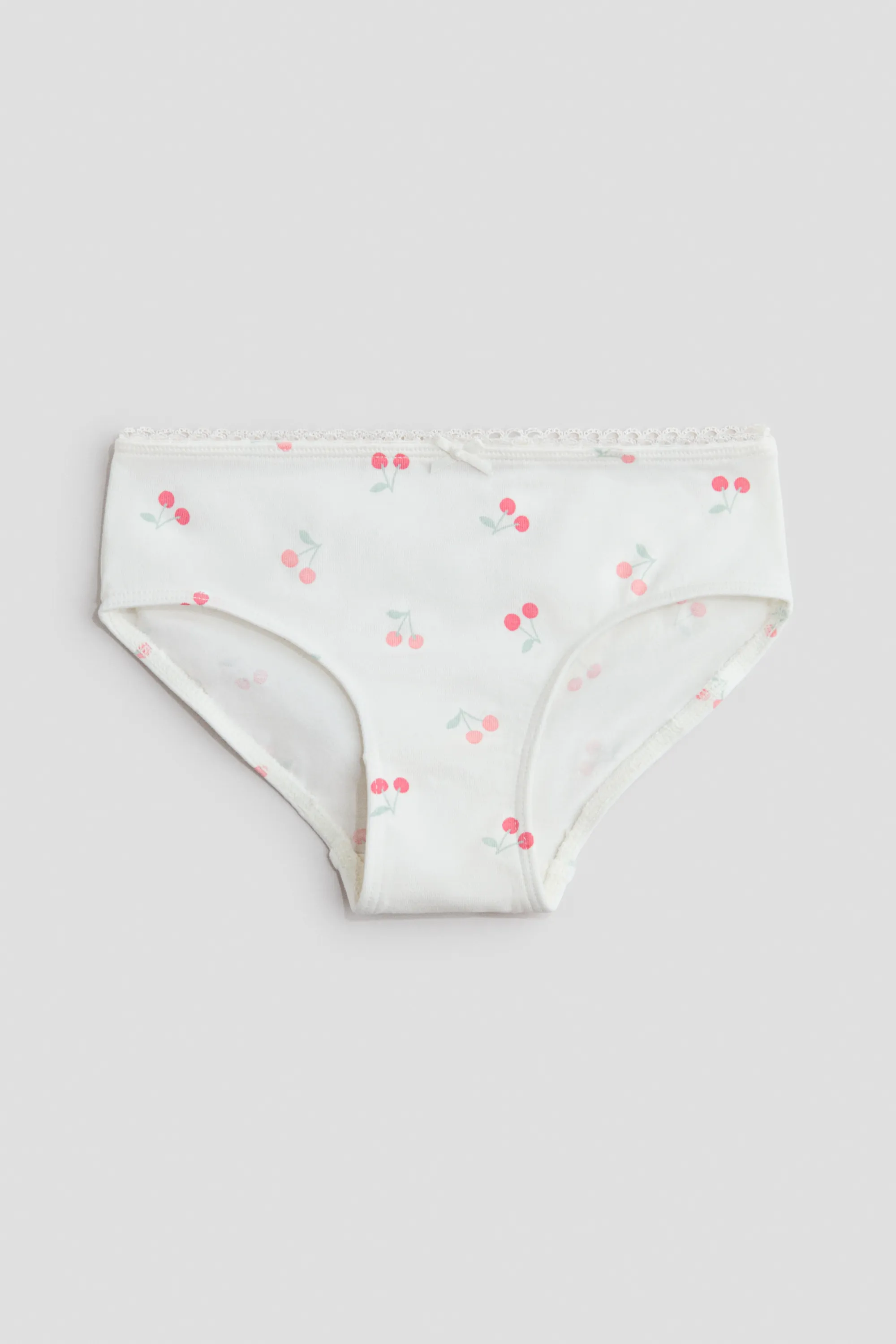 5-pack cotton briefs - Crème/cerises