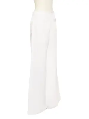 Pantalon long en lin et coton blanc Prix boutique boutique 245€ Taille 36/38 — photo 3