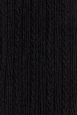 Collant en maille torsadée - Noir — photo 3