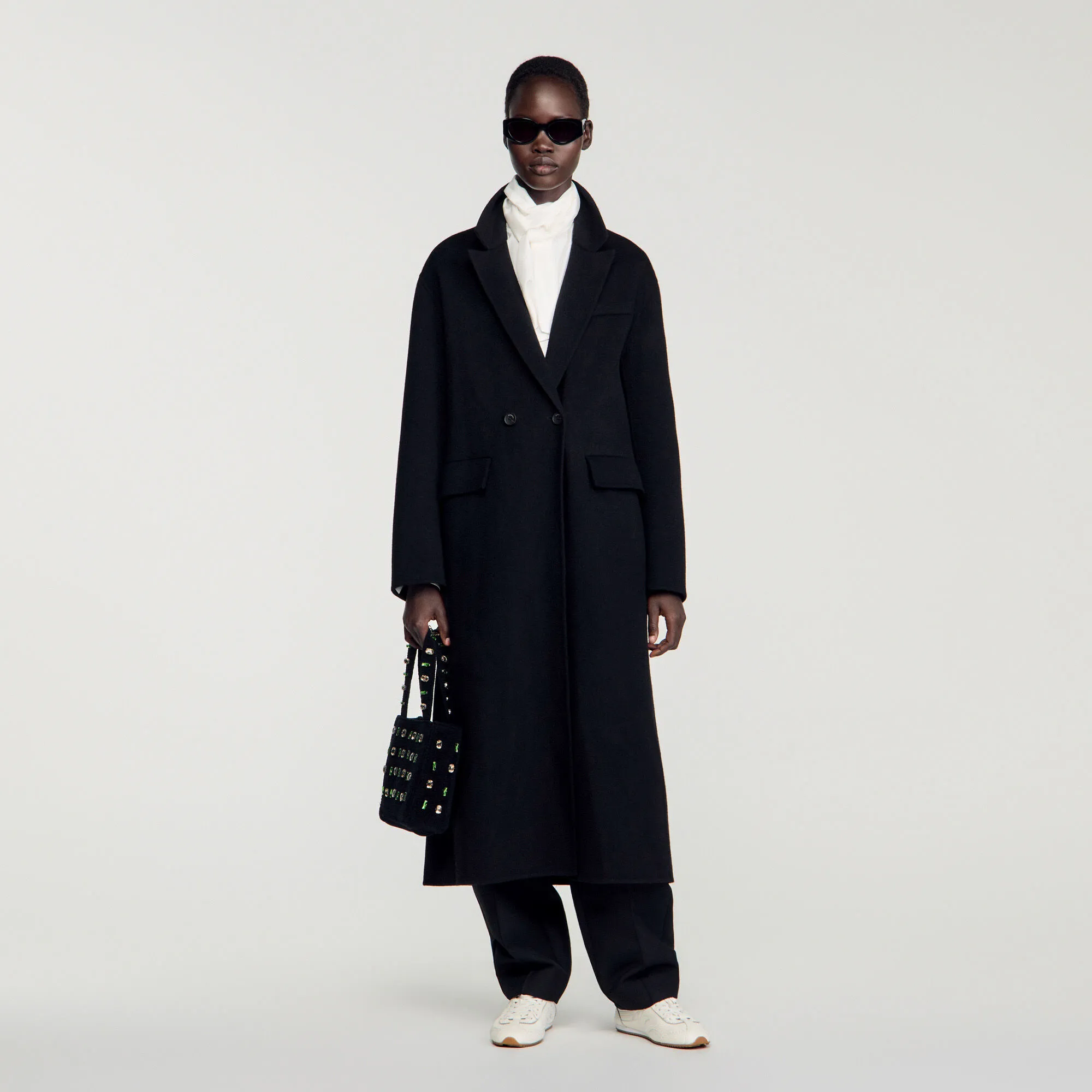 Manteau double face à studs