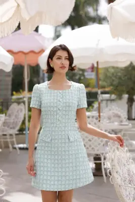 Dina Tweed Dress — photo 4
