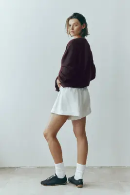 Pull oversize - Bordeaux — photo 4