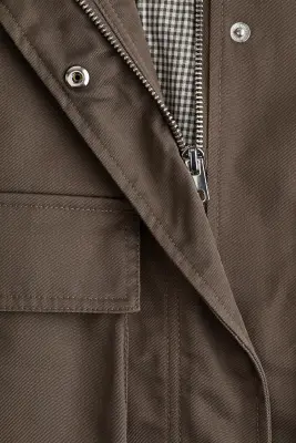 Veste utility wear oversize - Taupe foncé — photo 5