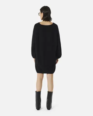 Robe pull courte Lauper noire – Karma Koma — photo 3