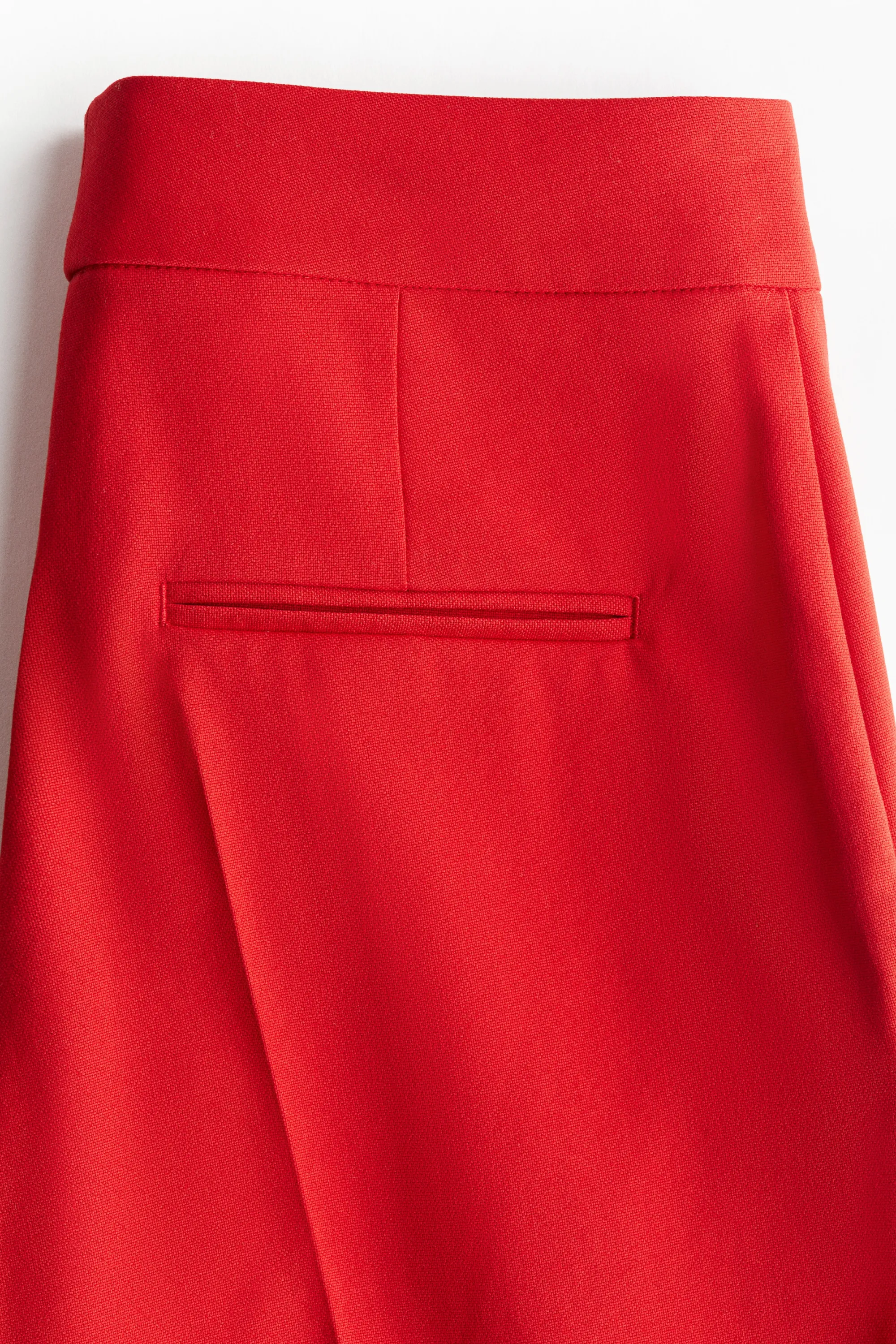 Pantalon droit - Rouge vif