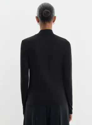 T-shirt en viscose et cachemire — photo 2