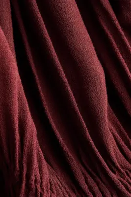 Robe smockée à bretelles fines - Brun rouille — photo 4