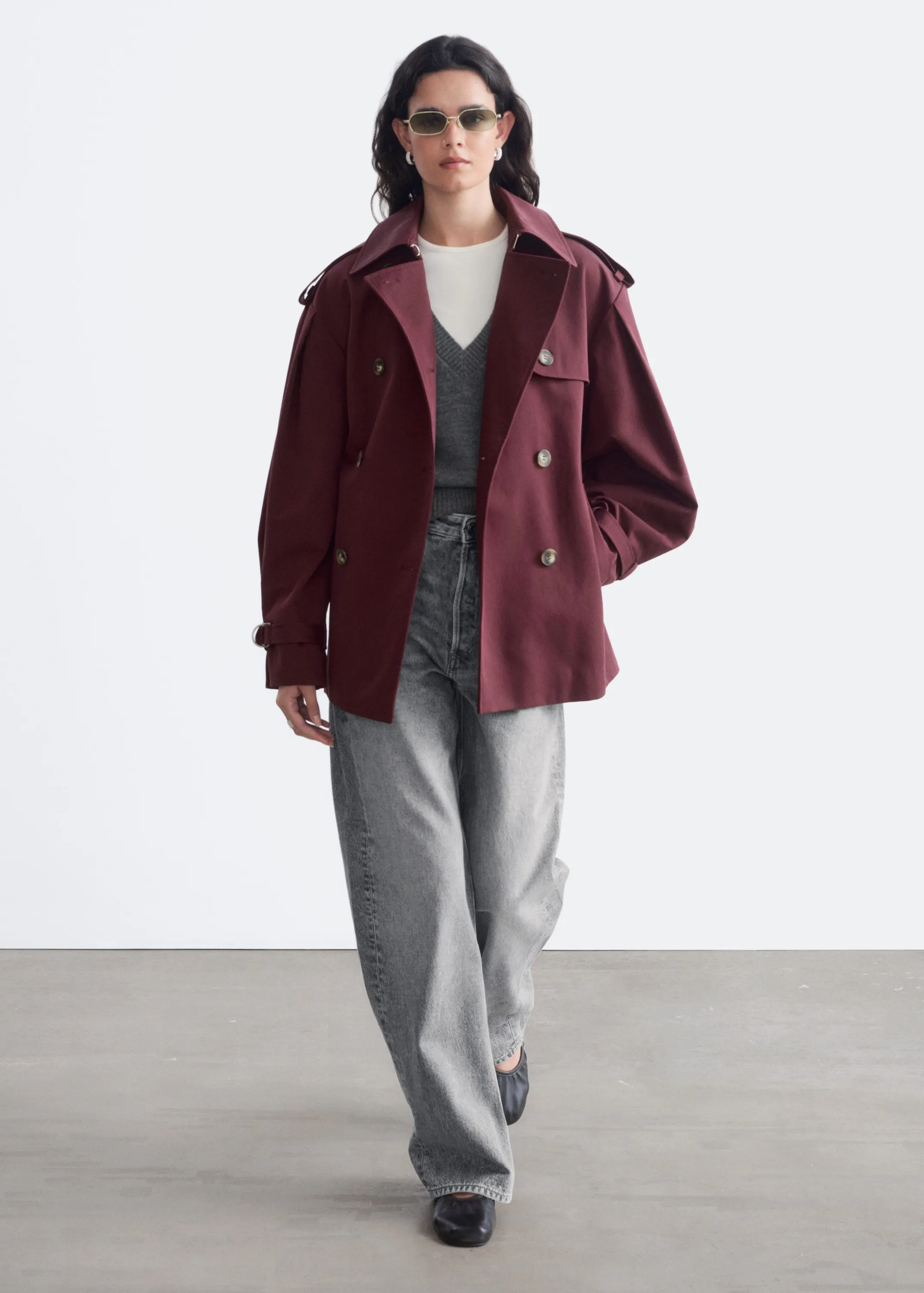 Trench-coat court - Bordeaux